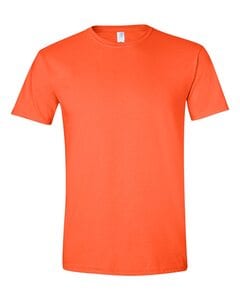 Gildan 64000 - T-Shirt Filé à l’Anneau Pour Homme Orange
