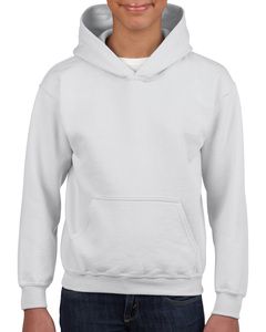 Gildan GI18500B - Heavy Blend Jeugd Hoodie Sweatshirt White