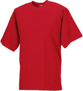 Russell RUZT180 - T-Shirt Homme Manches Courtes 100% Coton Classic Red