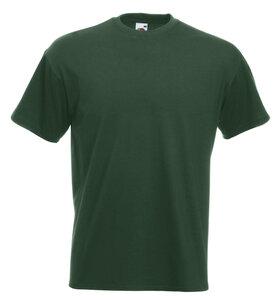 Fruit of the Loom SC61044 - T-Shirt Homme Manches Courtes 100% Coton Bottle Green