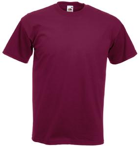 Fruit of the Loom SC61044 - T-Shirt Homme Manches Courtes 100% Coton Wine