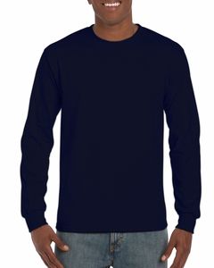 Gildan GI2400 - T-Shirt Homme Manches Longues 100% Coton Marine