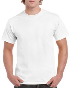 Gildan GI5000 - Tee Shirt Manches Courtes en Coton Blanc