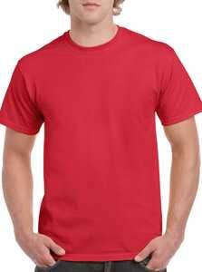 Gildan GI5000 - Tee Shirt Manches Courtes en Coton Rouge