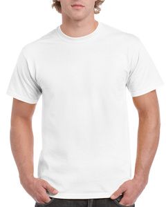 Gildan GI2000 - Camiseta Manga Corta para Hombre Blanco