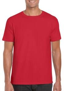 Gildan GI6400 - Delikatny styl. Damski T-shirt Czerwony