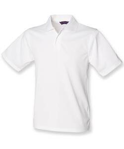 Henbury H475 - Coolplus® Wicking Piqué Polo Shirt White