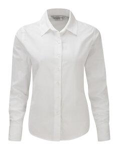 Russell Collection RU916F - Twill Ladies Shirt - Chemise Manches Longues En Coton Sergé Pour Femme