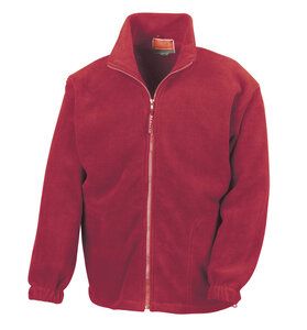 Result R36A - Full Zip Active Fleece Jacke Rot