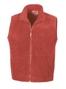 Result R37A - Gilet in pile Rosso