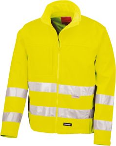 Result R117 - High-Viz Softshell Jacket Safety Yellow