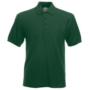 Fruit of the Loom SS204 - Heavyweight 65/35 polo Bottle Green