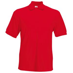 Fruit of the Loom SS204 - Heavyweight 65/35 polo Red