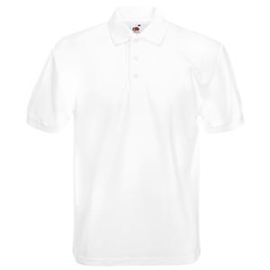 Fruit of the Loom SS204 - Heavyweight 65/35 polo White