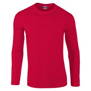 Gildan GD011 - Softstyle- koszulka z długim rękawem Czerwony