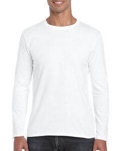 Gildan GD011 - Softstyle- koszulka z długim rękawem Biały