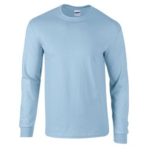 Gildan GD014 - Camiseta Ultra Cotton™ para adultos de manga larga Azul Cielo