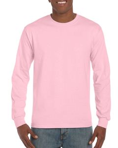 Gildan GD014 - T-shirt Ultra maniche lunghe Rosa chiaro