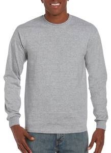 Gildan GD014 - Ultra Cotton™ adult long sleeve t-shirt Sport Grey