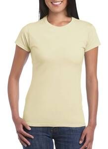 Gildan GD072 - T-Shirt Mulher 64000L Softstyle Areia