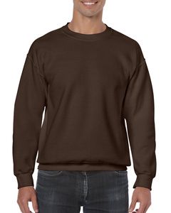 Gildan GD056 - HeavyBlend ™ sweatshirt voor mannen met ronde hals Dark Chocolate