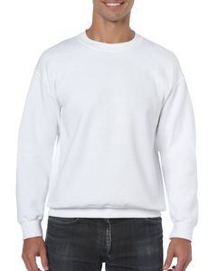Gildan GD056 - HeavyBlend ™ sweatshirt voor mannen met ronde hals White