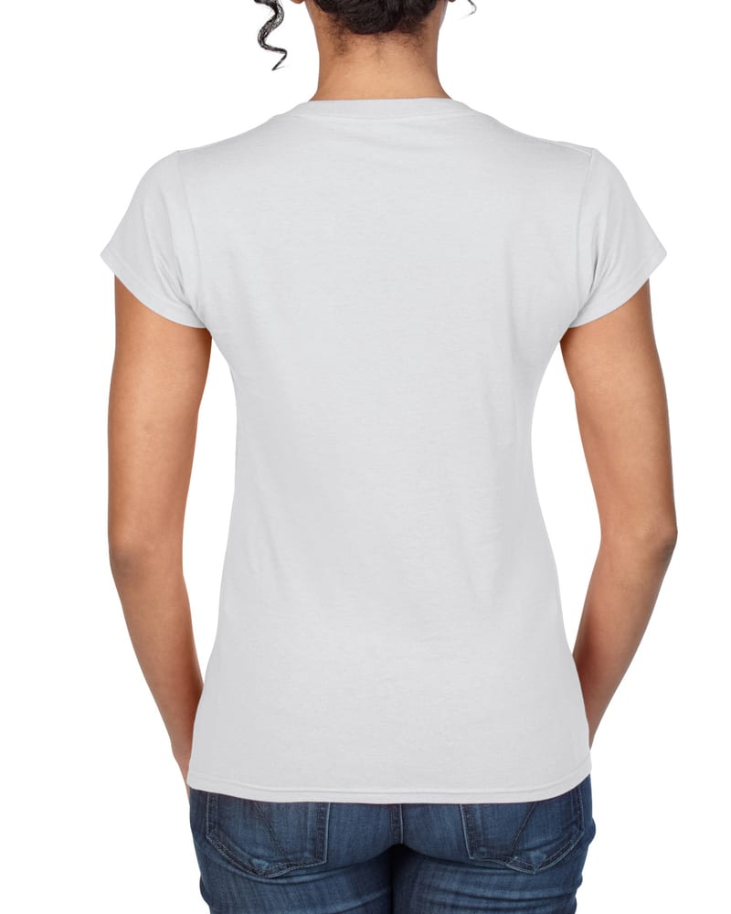 Gildan GD078 - T-shirt Mulher Gola V 64V00L Soft Style