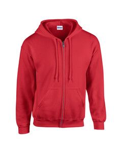 Gildan GD058 - HeavyBlend™ full zip hooded sweatshirt Red