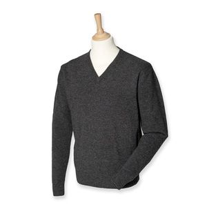 Henbury HB730 - Maglione in lana con scollo a V