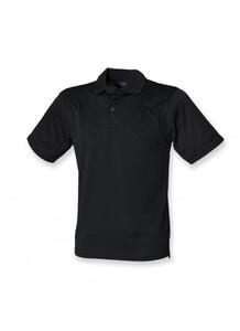 Henbury HB475 - Camisa Polo Coolplus® Negro
