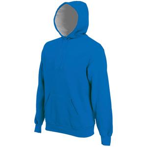 Kariban KB443 - Sweat-shirt à capuche épais contrasté Bleu Royal