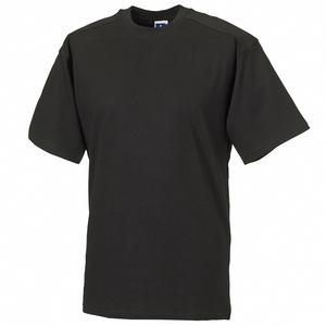 Russell J010M - T-shirt de Travail Très Résistant Noir