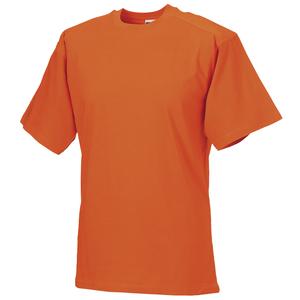 Russell J010M - T-shirt de Travail Très Résistant Orange