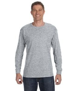Jerzees 29L - 5.6 oz., 50/50 Heavyweight Blend™ Long-Sleeve T-Shirt  Oxford