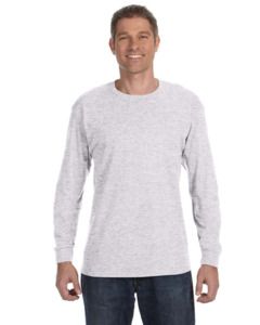 Jerzees 29L - 5.6 oz., 50/50 Heavyweight Blend™ Long-Sleeve T-Shirt  Ash