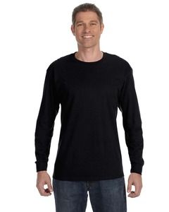 Jerzees 29L - 5.6 oz., 50/50 Heavyweight Blend™ Long-Sleeve T-Shirt  Black