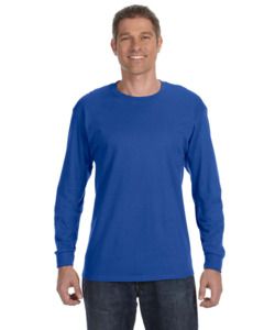 Jerzees 29L - 5.6 oz., 50/50 Heavyweight Blend™ Long-Sleeve T-Shirt  Royal blue