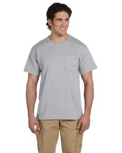 Jerzees 29P - 5.6 oz., 50/50 Heavyweight Blend™ Pocket T-Shirt  Oxford