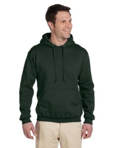 Jerzees 4997 - 9.5 oz., 50/50 Super Sweats® NuBlend® Fleece Pullover Hood  Verde Oscuro