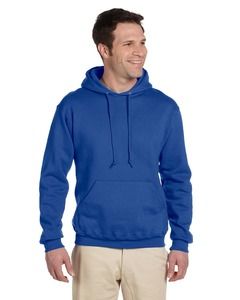 Jerzees 4997 - 9.5 oz., 50/50 Super Sweats® NuBlend® Fleece Pullover Hood  Real Azul