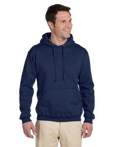 Jerzees 4997 - 9.5 oz., 50/50 Super Sweats® NuBlend® Fleece Pullover Hood  Navy