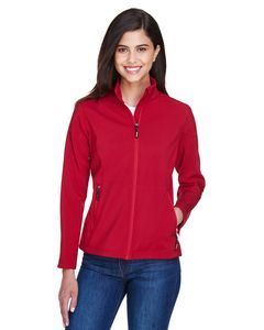 Ash City Core 365 78184 - Cruise Tm Ladies' 2-Layer Fleece Bonded Soft Shell Jacket  Classic Red