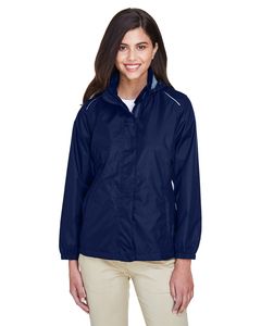 Ash City Core 365 78185 - Climate Tm Ladies' Seam-Sealed Lightweight Variegated Ripstop Jacket Classic Navy