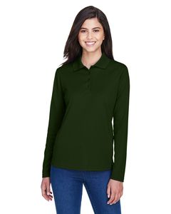 Ash City Core 365 78192 - Pinnacle Core 365™ Ladies' Performance Long Sleeve Pique Polos Forest Green