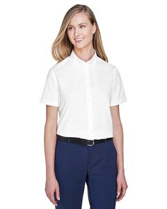 Ash City Core 365 78194 - Optimum Core 365™ Ladies' Short Sleeve Twill Shirts White