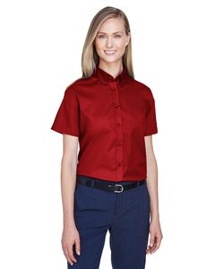 Ash City Core 365 78194 - Optimum Core 365™ Ladies' Short Sleeve Twill Shirts Classic Red