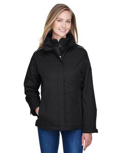 Ash City Core 365 78205 - Region Ladies' 3-In-1 Jackets With Fleece Liner Black