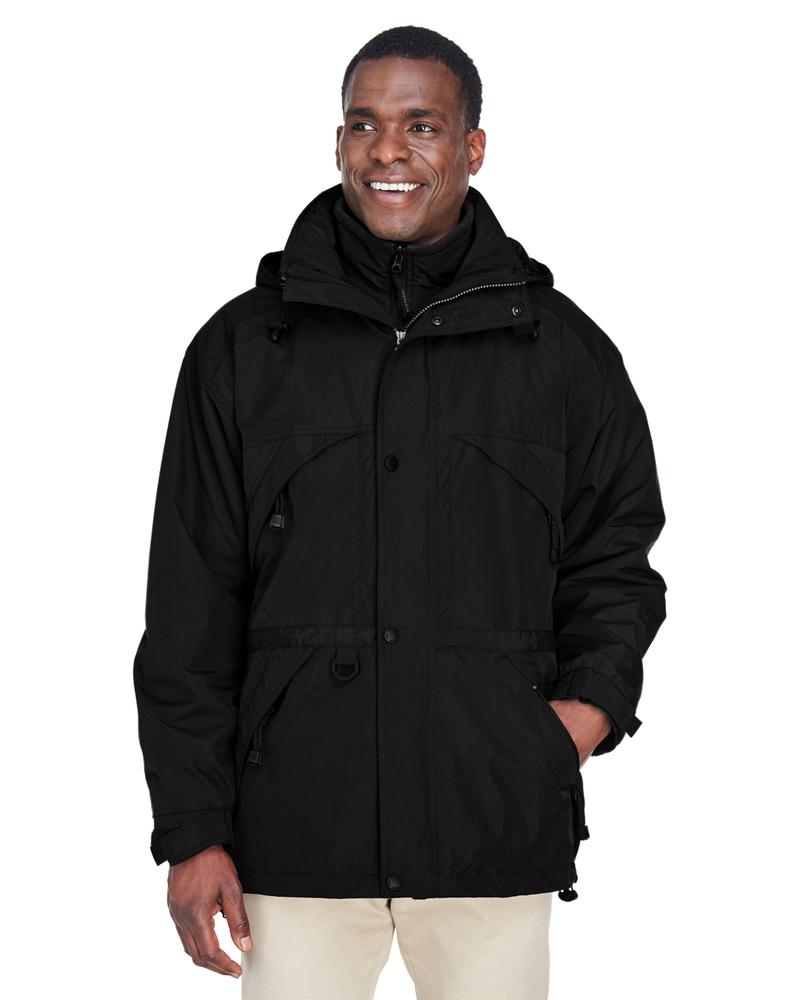 Ash City North End 88007 - Men's 3-In-1 Techno Series Parka With Dobby Trim