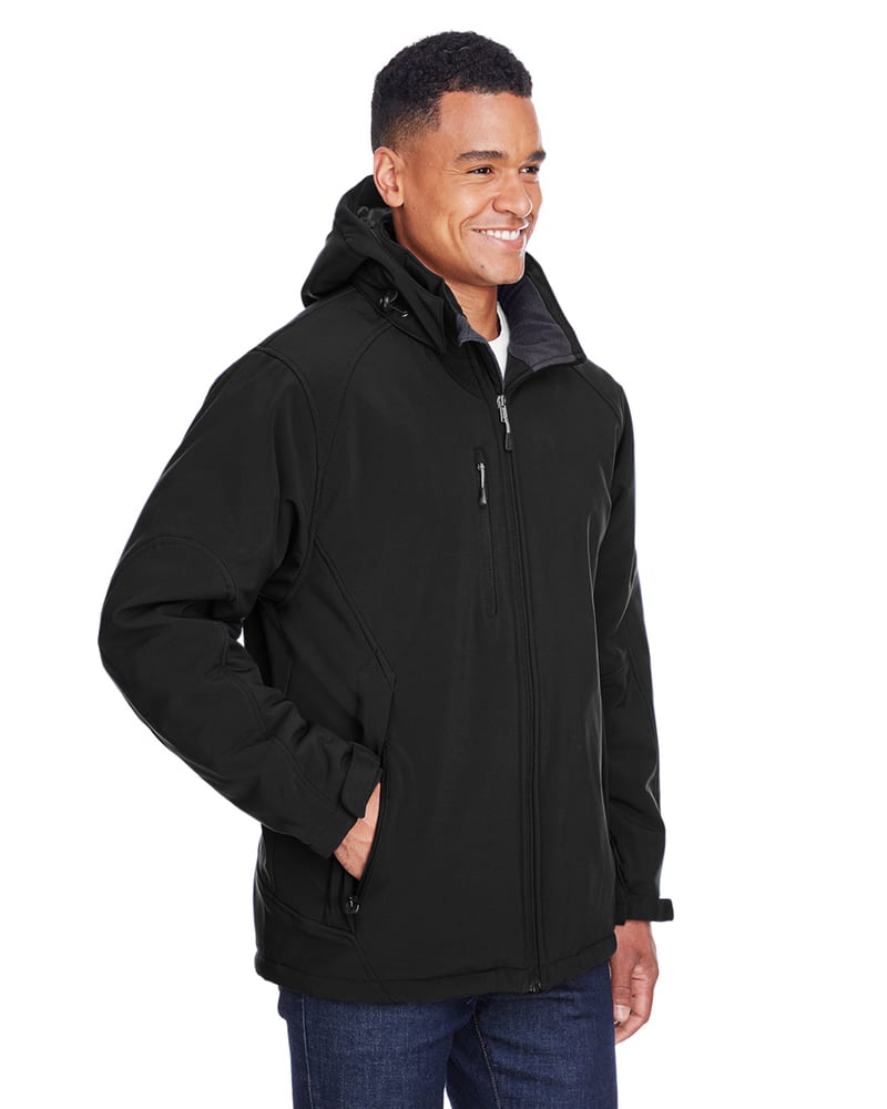 Ash City North End 88159 - Glacier Men's Insulated Soft Shell Jacket With Detachable Hood