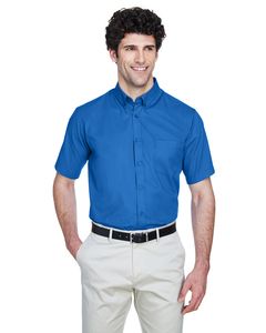 Ash City Core 365 88194 - Optimum Core 365™ Men's Short Sleeve Twill Shirts True Royal